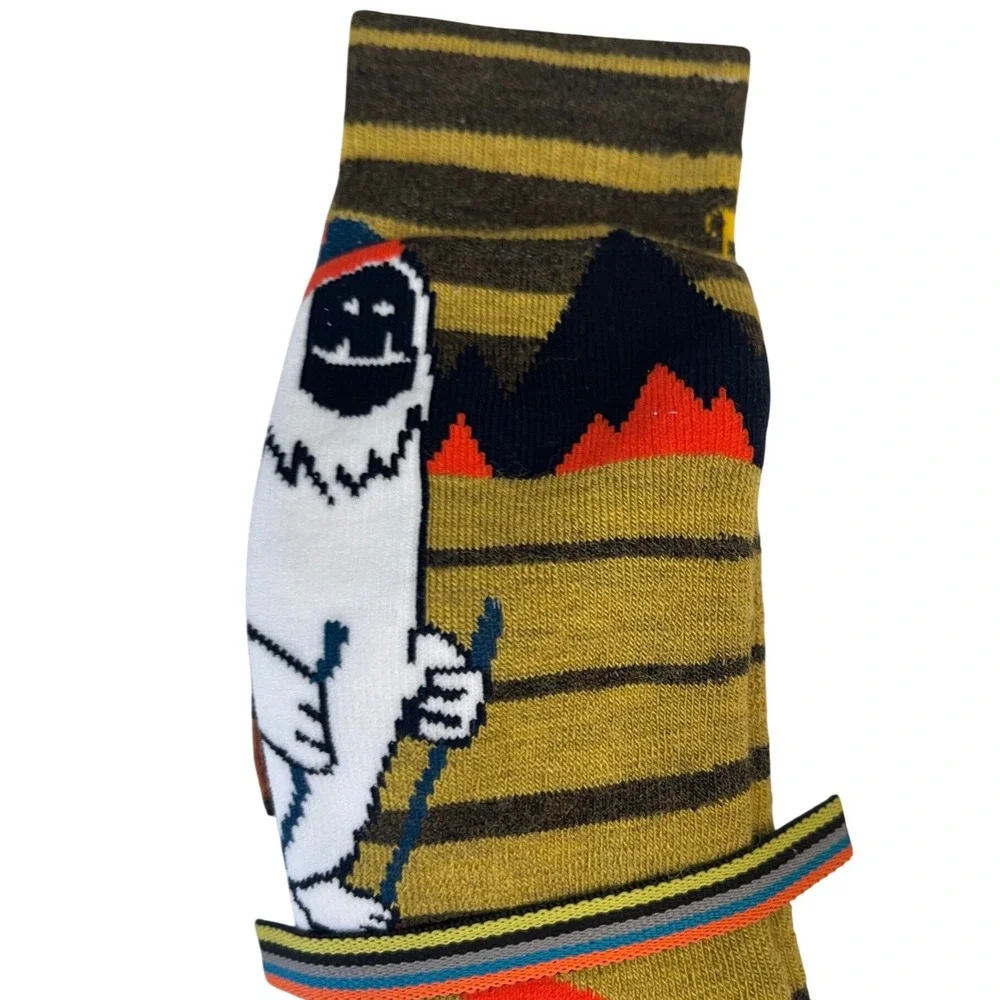 Smartwool Kids Wintersport Yeti Merino Wool Socks Military Olive Medium NEW